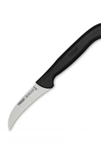 38044 Ecco Kıvrık Eğri Sebze Dekor Bıçağı 7,5 Cm  Siyah (  )