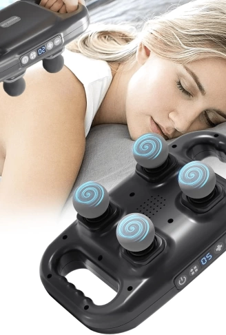 4 Başlıklı Masaj Sı  Ergonomik Derin Doku Sırt Ve Boyun Masaj Aleti Ağrı Ve Sızı Giderici