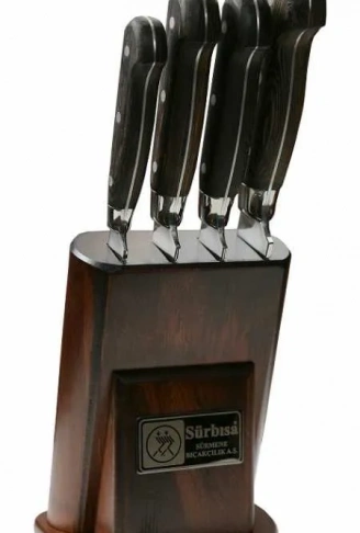 61502ym  Sürmene Yöresel Mutfak Bıçağı Seti  4 Lü Set (  )