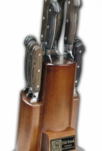 61504ym  Sürmene Yöresel Mutfak Bıçağı Seti  10 Lu Set (  )