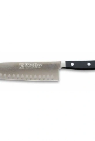 61950  Sıcak Dövme Oluklu Santoku Şef Bıçağı 18 Cm (  )