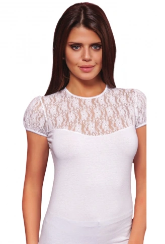 8017 BAYAN BİSİKLET YAKA KISA KOL ELASTANE