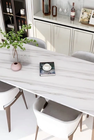 Açık Mermer Desenli Yapışkanlı Kaplama Kağıdı  Büyük Boy 5 Metre (  )