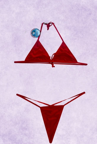 Alt Üst Takım String Külot Sütyen Külot Takım KırmızıModellerimiz 83037K