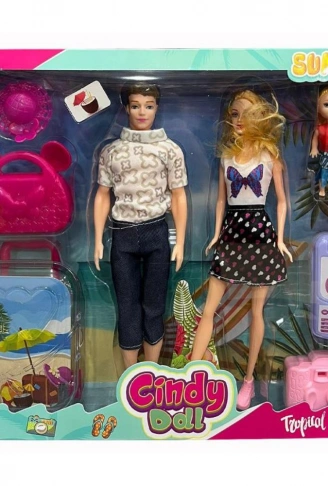 Anlily Aile Tatil Seti Cindy Doll  02455