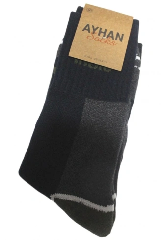 Ayhan Erkekler için Yeni Üretim Havlu Çorap