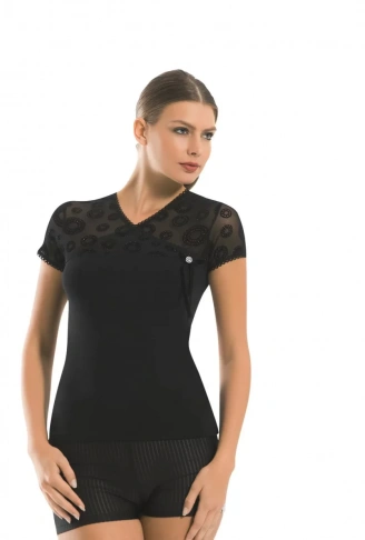 Berrak Kadın Floklu Kravize Atlet Elastane 2174