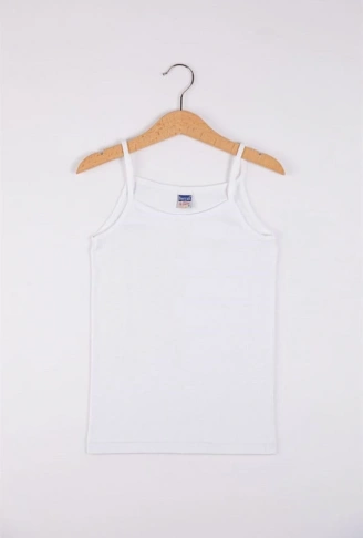 Berrak Kız Çocuk Ribana İp Askılı Atlet 2520