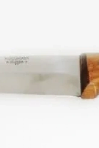 Bursa İnce Küt Kasap Bıçağı No:4, 20 Cm  Ahşap Sap (  )