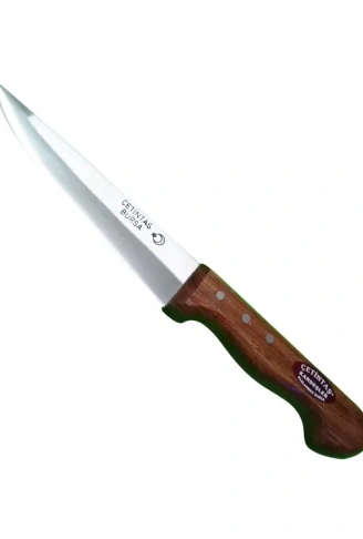 Bursa Kurban Ve Kasap Bıçağı No:2, 16 Cm, Ahşap Gül Sap (  )
