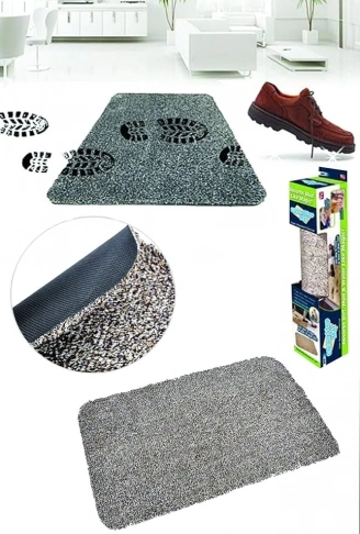 Clean Step Mat Yıkanabilir Mikrofiber Kir Toz Emici Içdış Ortam Paspas (  )