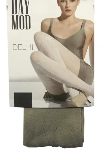 Daymod Kadın Delhi File Desenli Külotlu Çorap