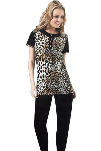 HMD Kadın Leopar Taytlı Takım 60018