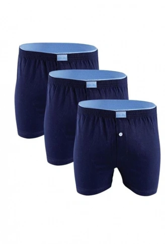 Huma One Erkek Havlu Bel Düz Boxer 2174 3 Adet