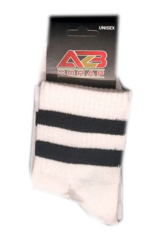 Kolej Kız Siyah Çizgili Çorap