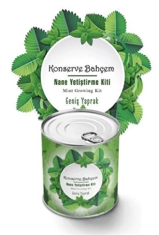 Konserve Bahçem Nane Yetiştirme Kiti (  )