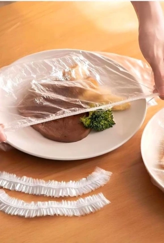 Lastikli Tencere Ve Tabak Bonesi 100 Adet (20cm) (  )