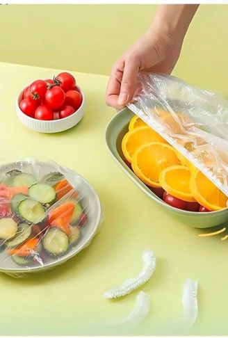 Lastikli Tencere Ve Tabak Bonesi 100 Adet (24cm) (  )