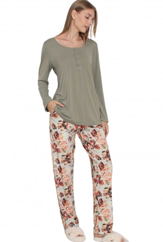 LİMİSSİ VİSKON PİJAMA TAKIMI