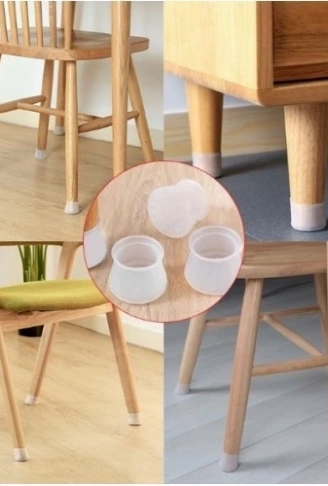 Masa Ve Sandalye Ayak Koruyucu Silikon 12 Adet (  )