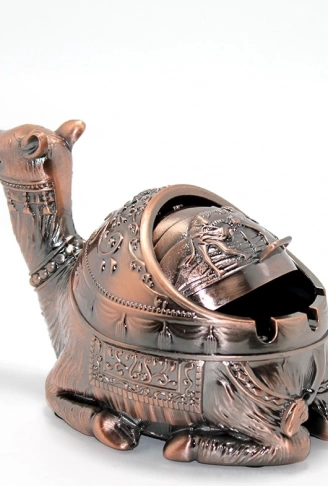 Metal Deve Figürlü Küllük Alk1658 (  )
