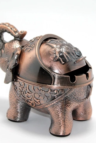 Metal Fil Figürlü Küllük Alk1656 (  )