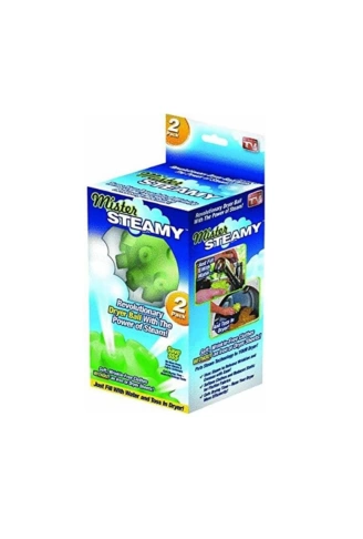Mister Steamy Buharlı Çamaşır Kurutma Ve Ütü Topları Pratik 2li (  )