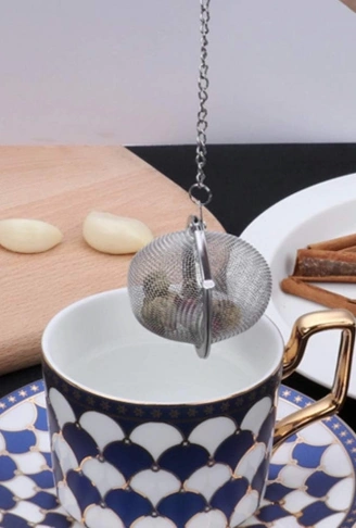 Paslanmaz Çelik Çay Demlik Küre Kilitleme Çay Topu (  )