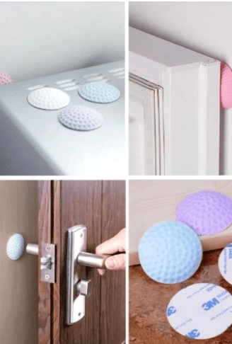 Pratik Çok Amaçlı Silikon Kapı Duvar Koruyucu Tampon 4lü Paket (  )