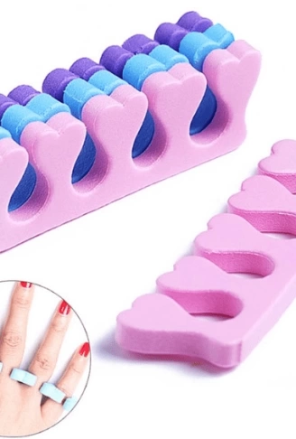 Pratik Parmak Ayırıcı Sünger Manikür Pedikür Aparatı 5 Adet (  )