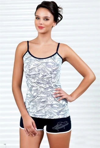 Şahinler Ayakkabı Baskılı Şortlu Takım B436