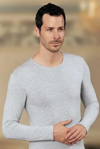 Şahinler Erkek Likralı Uzun Kol O Yaka E070