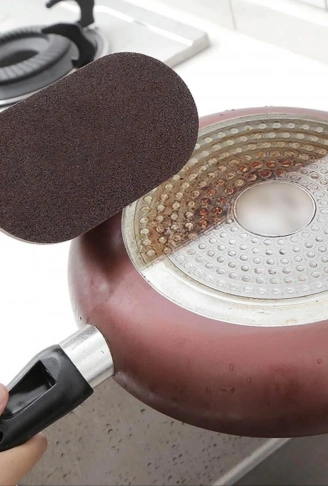 Saplı Bulaşık Tencere Ovma Süngeri (  )