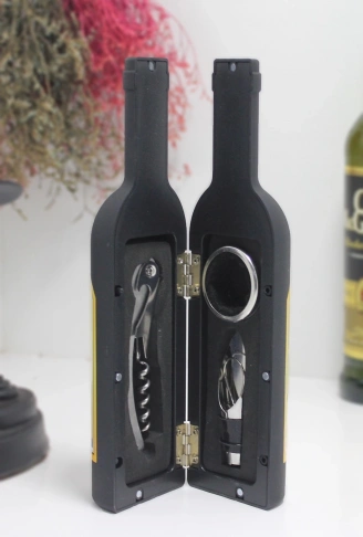 Şişe Tirbuşon Seti Küçük Siyah Alk2630 (  )