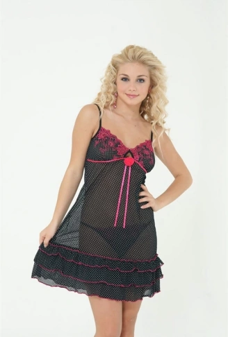 Tüllü Gecelik Takım 2194