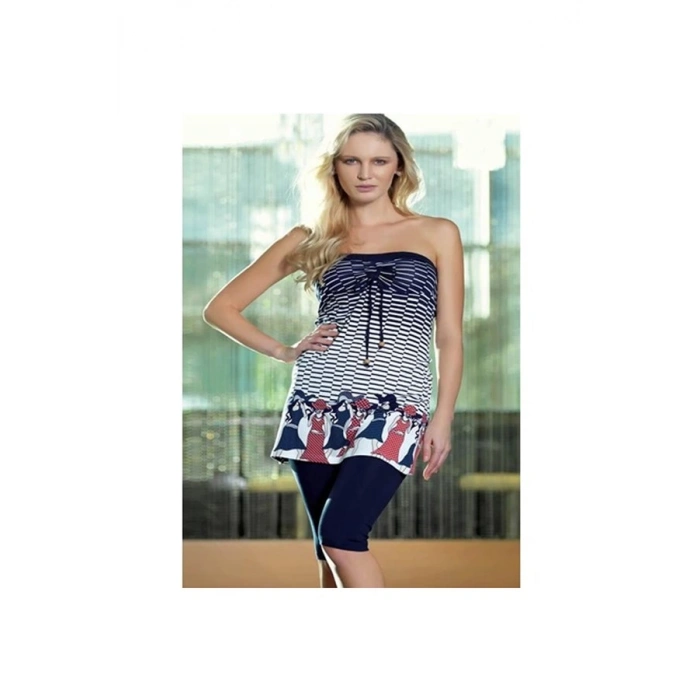 Berrak kadın Taytlı pano desenli takım