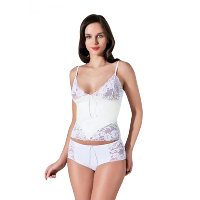 Göğsü Dantelli Takım B428