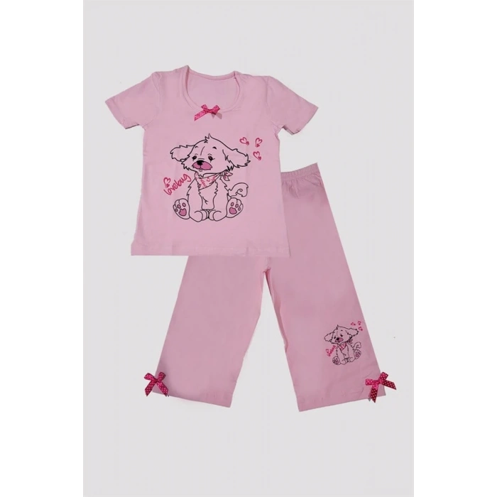 Kız Baskılı Pijama Takımı