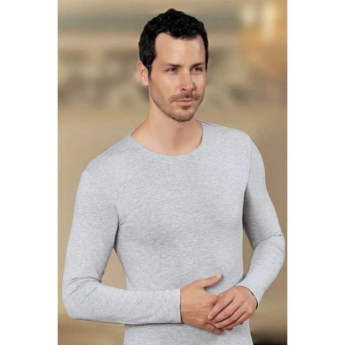 Şahinler Erkek Likralı Uzun Kol O Yaka E070