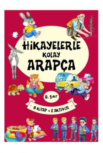 Kitap: 8. Sınıf Hikayelerle Kolay Arapça (8 Kitap + 2 Aktivite)
