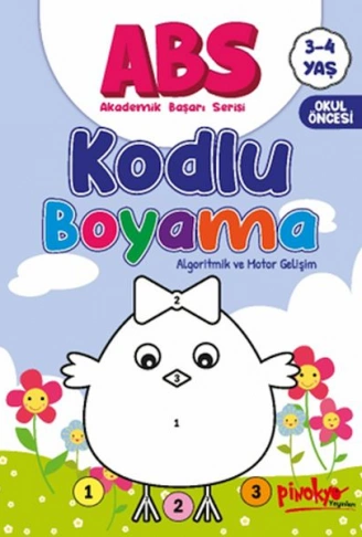 Kitap: ABS 3-4 Yaş Kodlu Boyama