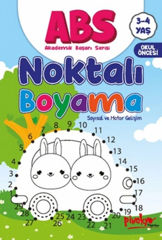 Kitap: ABS 3-4 Yaş Noktalı Boyama