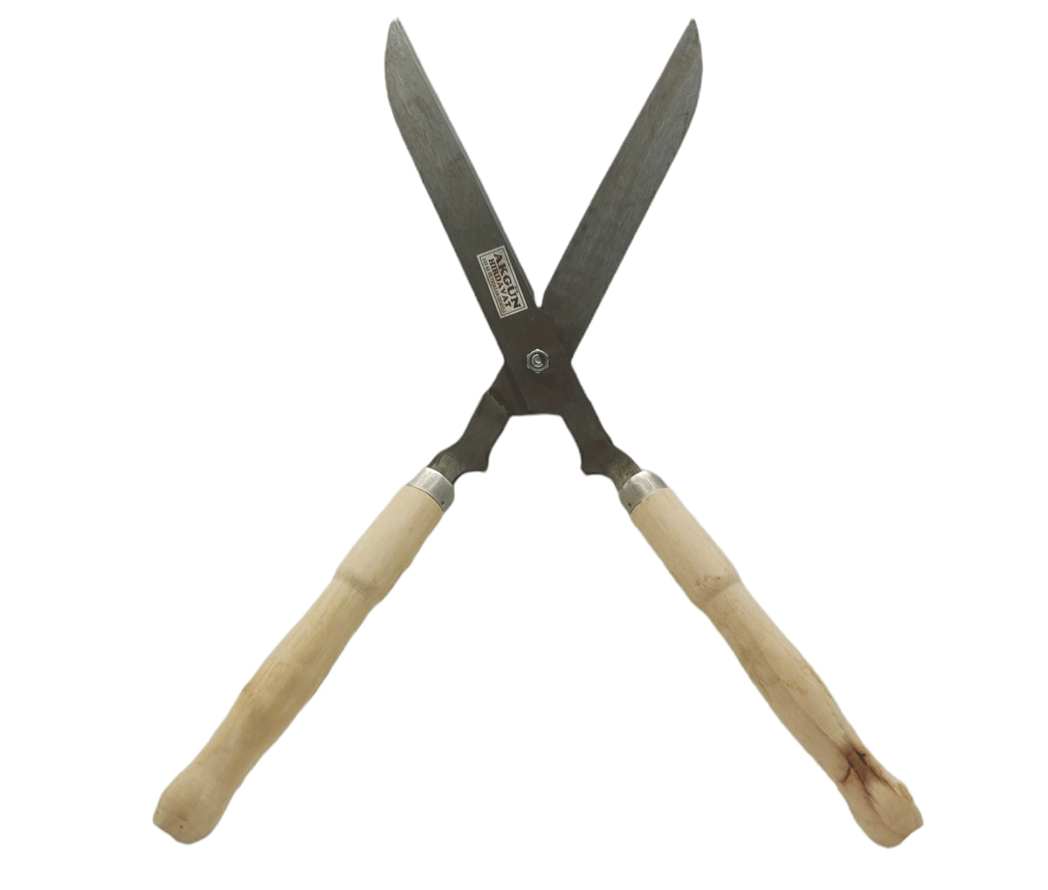 AHŞAP SAPLI METAL ÇİM MAKASI (4940)