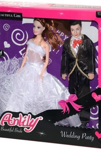 Anlily Gelin ve Damat Bebek Seti  02264