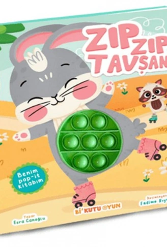 Kitap: Benim Pop - İt Kitabım Zıp Zıp Tavşan (Tak Çıkar)