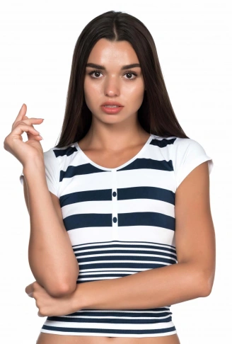 BEYAZ-LACİ MI Emay 5026 Soft Seamless T Shirt