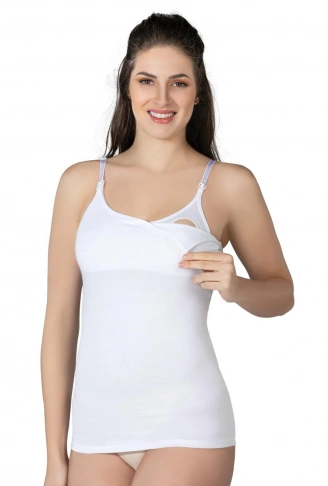 BEYAZ MI Emay 1414 Modal Cotton Emzirme Atlet