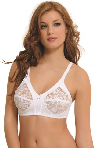 BEYAZ MI Emay 145 D Dantelli Toparlayıcı Sütyen