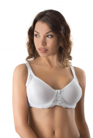 BEYAZ MI Emay 164 B Balenli Dantelli Sütyen