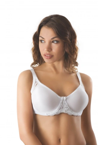 BEYAZ MI Emay 164 C Balenli Dantelli Sütyen